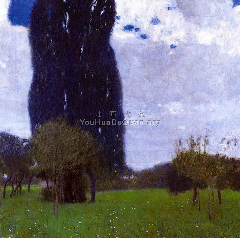 The Tall Poplar Trees II - 古斯塔夫·克林姆特